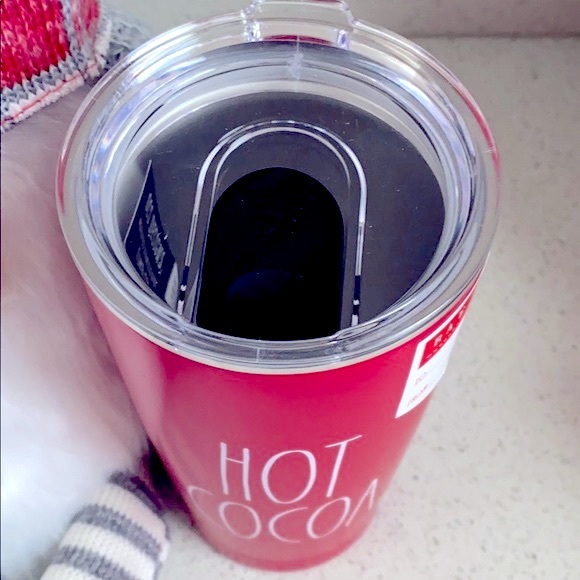 ❗️RAE DUNN HOT COCOA COFFEE TEA MODERN FARMHOUSE TUMBLER - Picture 3 of 6
